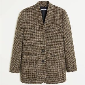 Mango Tweed Blazer (size USA 4)